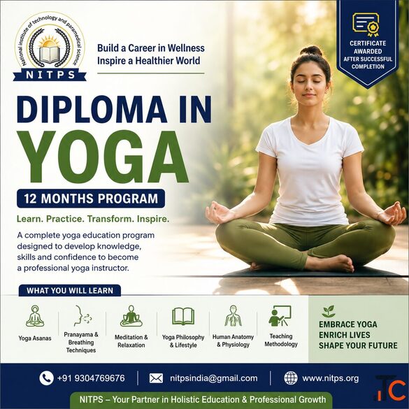 Diploma in Yoga 12 Months - Professional Yoga Certification Course NITPS