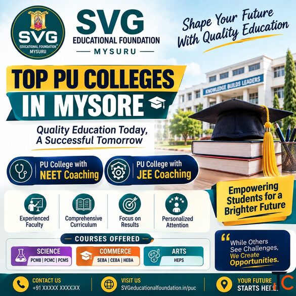SVG PU College - Top PU Colleges in Mysore PU College with NEET Coaching JEE Coaching