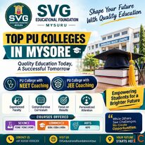 SVG PU College - Top PU Colleges in Mysore PU College with NEET Coaching JEE Coaching
