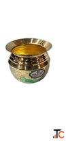 Traditional Brass Serving Bowl Gold Finish Round Shape