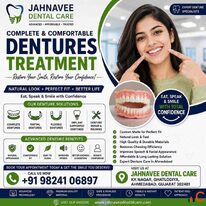 Dentures treatment in Ahmadabad Jahnavee Dental Care