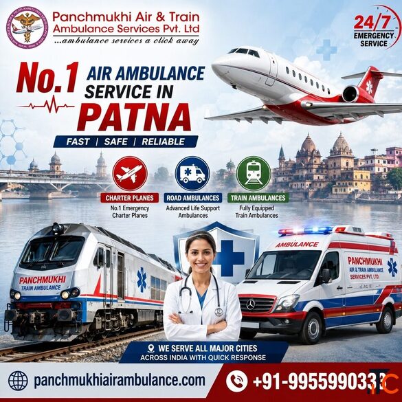 Panchmukhi Air Ambulance Services in Patna- Bed-to-Bed Transfer