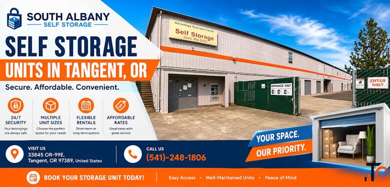 Riverside Storage Unit in Tangent for Secure Flexible Storage