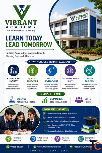 Vibrant Academy - Best College in Mangalore for PUC Science Academic Excellence
