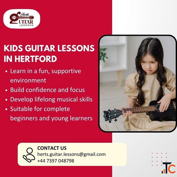 Kids Guitar Lessons in Hertford for Beginners
