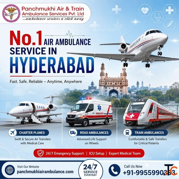 Panchmukhi Hi Tech Air Ambulance in Hyderabad- Swift Patient Evacuation without Risking