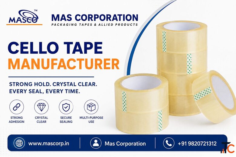Cello Tape Manufacturer in Mumbai Mas Corporation