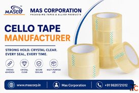 Cello Tape Manufacturer in Mumbai Mas Corporation