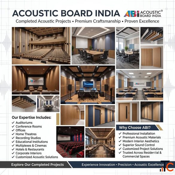 Acoustic Panel Designs and Installations - Acoustic Board India