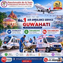 Panchmukhi Air Ambulance in Guwahati Offers Medical Facilities