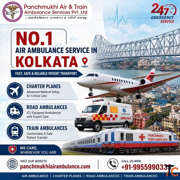 Panchmukhi Air Ambulance in Kolkata Provides Excellent Emergency Transportation Services