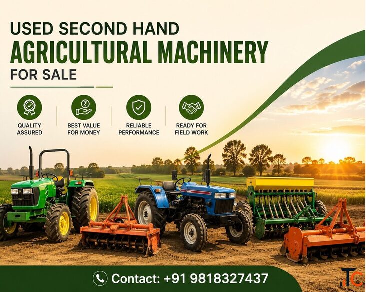 Used Second Hand Agricultural Machinery for Sale - IndiaBizzness Industrial Marketplace