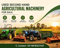 Used Second Hand Agricultural Machinery for Sale - IndiaBizzness Industrial Marketplace
