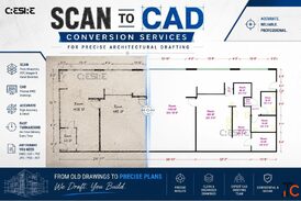 Scan to CAD Conversion Services for Precise Architectural Drafting