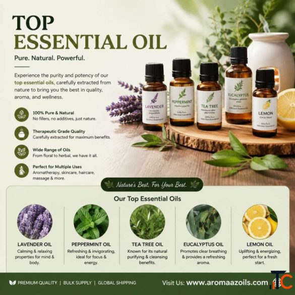 Top Essential Oil Wholesale Supplier Aromaaz Oils