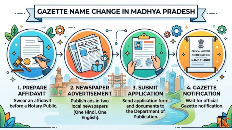 Get Gazette Name Change in Madhya Pradesh Done Online