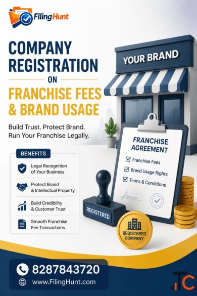 Company Registration on Franchise Fees and Brand Usage