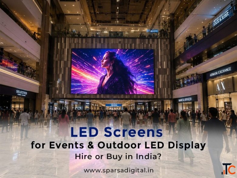 LED Screens for Events Outdoor LED Display Hire or Buy in India