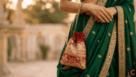 Rich Woven Textured Potli - Premium Handcrafted Designer Potli Bag for Weddings Festive Occasions