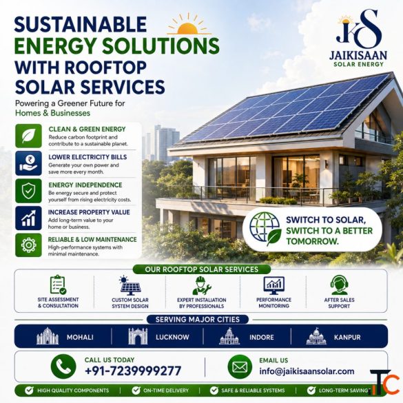 Sustainable Energy Solutions with Rooftop Solar Services