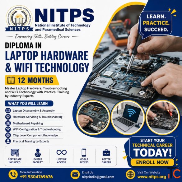 Diploma in Laptop Hardware WiFi Technology - 12 Months