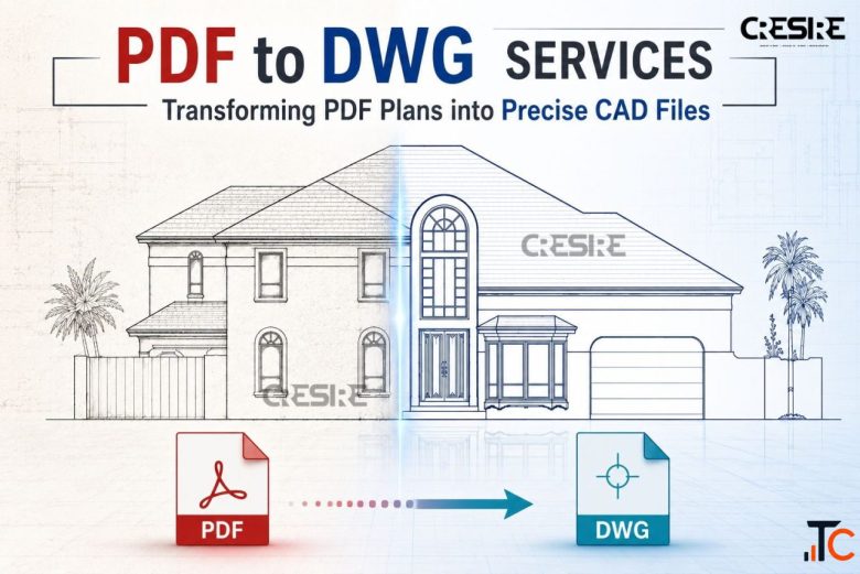 PDF to DWG Services Transforming PDF Plans into Precise CAD Files