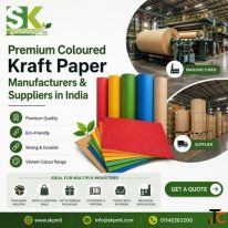 Coloured Kraft Paper Manufacturers Suppliers in India
