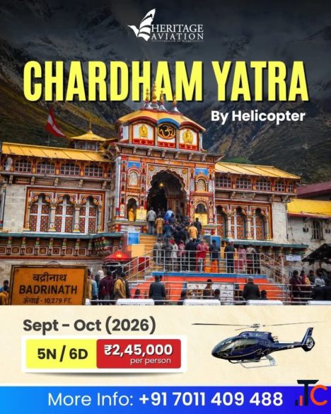 Make Your Chardham Dream Come True with Heritage Aviation