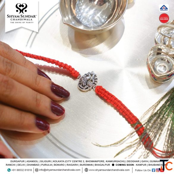 Silver Rakhi Best Silver Showroom in Kolkata Newtown Silver Shop