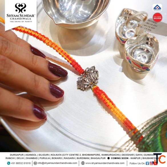 Silver Rakhi Best Silver Showroom in Kolkata Newtown Silver Shop