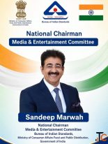 Dr. Sandeep Marwah Renominated as Chair of Media Entertainment Committee of BIS