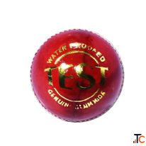 Miru Sports Test Leather Cricket Ball - Red