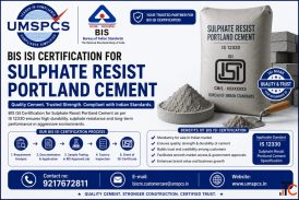BIS ISI Certification for Sulphate Resist Portland Cement