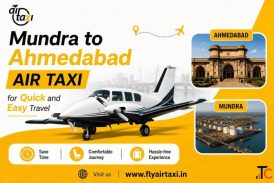 Mundra to Ahmedabad Air Taxi for Quick and Easy Travel