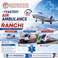 Panchmukhi Air Ambulance in Ranchi Is Known For Its Seamless Medical Transport during Emergencies