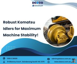 Maximize Machine Stability with Reliable Komatsu Idlers