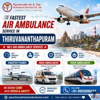 Panchmukhi Air Ambulance in Thiruvananthapuram is Renowned for Organizing Hassle-Free Transfers