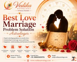 Best Love Marriage Problem Solution Astrologer Vedika Astrology