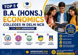 Top 5 B.A. Hons. Economics Colleges in Delhi NCR for 2026 Admissions