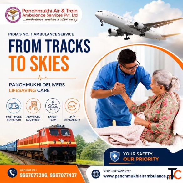 Panchmukhi Affordable Train Ambulance in Guwahati- Trusted care from departure