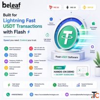 Built for Lightning Fast USDT Transactions with Flash