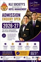 Admission Enquiry for 2026-27 Best Hotel Management Institutes in Bangalore