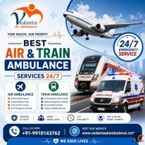 Choose Vedanta Air Ambulance Service in Guwahati with Medical Assistance