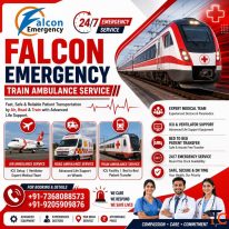 Falcon Emergency ICU Train Ambulance in Patna- An Ally In Safe Medical Transfers
