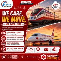 Falcon Emergency Affordable Train Ambulance in Delhi- Safe Transfers With Compassion