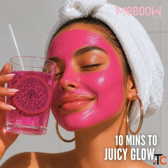 Pink Clay Face Mask for Soft Smooth Glowing-Looking Skin