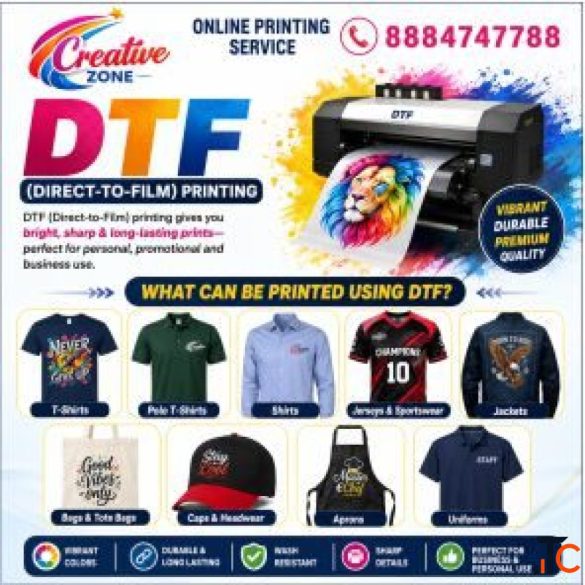 DTF Printing DTF Print Custom T Shirts Logo Printing Online Service 581
