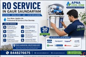 RO Service in Gaur Saundaryam - RO Repair Installation AMC APNA COOL ZONE