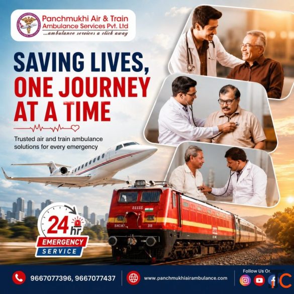 Panchmukhi Low Cost Train Ambulance in Ranchi- Efficient Patient Transfer Solutions 24X7