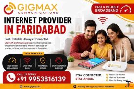 Best WiFi in Faridabad for Home GIGMAX